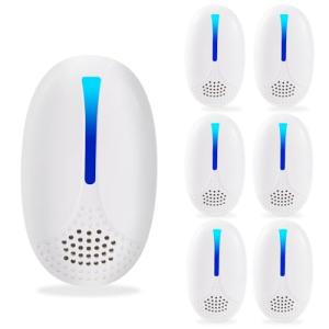 2025 Upgraded Ultrasonic Repellent Indoor, Mouse Traps Insert Plug in, Pest Control Repellent Ant,Roach,Rodent, Mouse, Bugs, Mosquito, Spider, for Home, Office, Warehouse 6 Packs