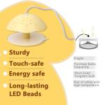 2 Packs Flea Traps for Inside Your Home, with 12 Sticky Discs & 4 LED Bulbs & 2 Electric Wires, Friendly to Pets & Children, Indoor Bed Bug Flea Light Trap Pest Control