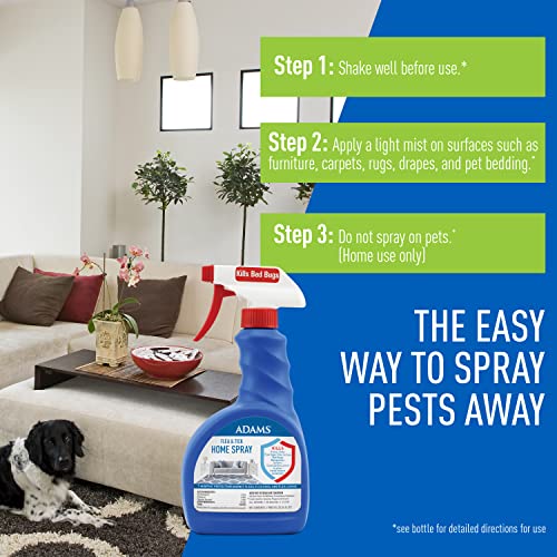 Adams Flea and Tick Home Spray - 24 Oz