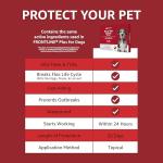 Amazon Basics Flea and Tick Topical Treatment for X-Large Dogs (89-132 Pounds), 3 Count (Previously Solimo)