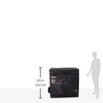 Dr Infrared Heater Upgraded Version 2-Tier 18 Cubic feet Portable Bedbug Heater with Thermometer and Timer, Black, Big (DR-122)