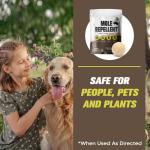 Mole Repellent for Lawns, Gopher Repellent, Groundhog Vole Repellant Outdoor, Keep Moles Out of Garden/Lawn, Pet Safe Mole Repellant, Lasting Protection, Easy to Use-10P