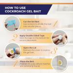 Roach Repellent Indoor and Outdoor: Cockroach Repellent Home for German Cockroaches, Small Roaches – Cockroach Deterrent for Homes and Kitchens – Pet Safe Roach Control 16 PC