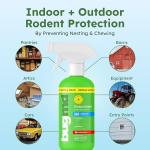 BugMD Peppermint Oil Spray for Rodents - 16oz Mouse Repellent & Rodent Repellent Spray, Natural Mice Repellent with Cinnamon, Clove, and Rosemary Oils - Safe Indoor & Outdoor Use
