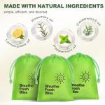 12 Pack Natural Bed Bug Repellent Pouches, Plant Based Long-Lasting 2 Month Protection Against Bedbugs, Dust Mites & Fleas, Safe for Mattress, Luggage, Furniture & Travel, No Residue Non-Toxic Formula