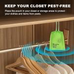 12 Pack Natural Bed Bug Repellent Pouches, Plant Based Long-Lasting 2 Month Protection Against Bedbugs, Dust Mites & Fleas, Safe for Mattress, Luggage, Furniture & Travel, No Residue Non-Toxic Formula