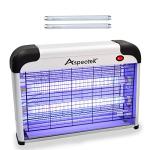 ASPECTEK Insect Killer, Bug Zapper, Powerful 20W Electronic Indoor Fly Zapper, Mosquito Killer-Indoor Use Including Free 2 Pack Replacement Bulbs