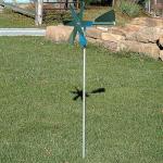 Lehman's Mole Chasing Humane Deterrent Windmill Covers 20,000 Feet Using Vibrations from Wind, Single