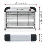 ASPECTEK Insect Killer, Bug Zapper, Powerful 20W Electronic Indoor Fly Zapper, Mosquito Killer-Indoor Use Including Free 2 Pack Replacement Bulbs