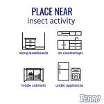 Terro T360 Ant & Roach Bait - Indoor Ant Killer and Roach Killer - Attracts and Kills Ants, Roaches, and Silverfish
