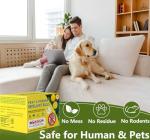 【𝐇𝐢𝐠𝐡𝐥𝐲 𝐄𝐟𝐟𝐞𝐜𝐭𝐢𝐯𝐞】 Mouse Rodent Repellent, Peppermint Oil Lemon Moth Balls for Rodents Outdoor and Indoor Use, Deterrent Rats Squirrel Mice Repellent for Car,Kitchen,Warehouse 24 Pack