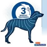 Hartz UltraGuard Dual Action Topical Flea & Tick Treatment for Dogs and Puppies - 31-60lbs, 3 Monthly Treatments