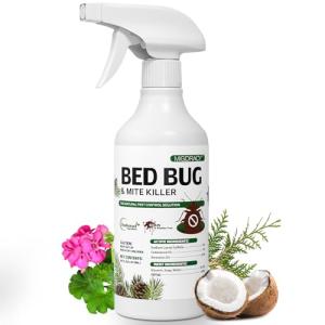 Bed Bug Killer Spray, 16oz Natural Plant-Based Bedbug Pest Sprays, Non-Toxic Bedbug & Dust Mite Treatment, Effectively Kills Bed Bugs, Mites & Eggs