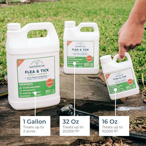 Natural Flea and Tick Yard Spray Concentrate - 16 oz