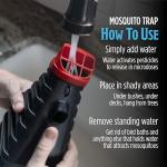 Grandpa Gus’s Mosquito Trap - Effective Long Term Outdoor Mosquito Control Killer Trap, Eco Friendly Insect Prevention for Patios and Gardens (Pack of 2)