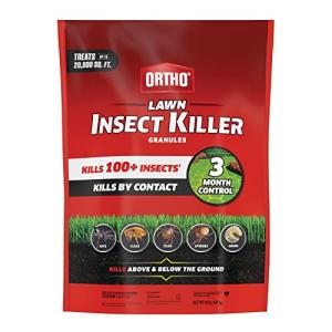 Ortho Lawn Insect Killer Granules: Treats up to 20,000 sq. ft., For Yard, Garden & Landscapes, Works on Listed Ants, Spiders, Fleas & Ticks, 20 lbs.