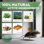 12Pcs Rodent Mice Repellent, Peppermint Oil to Repel Mice and Rats, Rodent Mouse Repellent for Garage, Natural Ingredients Rat Repellent Balls Deterrent Indoor, Family & Pet Safe