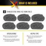 Xcluder Rodent Control Fabric - 6 Stainless Steel Rolls