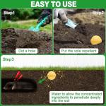 12 Pack Natural Mole Repellent for Yard