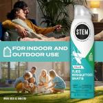 STEM Kills Flies, Mosquitoes And Gnats: Plant-Based Active Ingredient Bug Spray, Botanical Insecticide For Indoor And Outdoor Use; 10 fl oz (Pack Of 1)