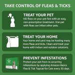 Amazon Basics Flea and Tick Topical Treatment for Cats (Over 1.5 Pounds), 3 Count (Previously Solimo)