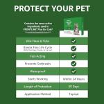 Amazon Basics Flea and Tick Topical Treatment for Cats (Over 1.5 Pounds), 3 Count (Previously Solimo)