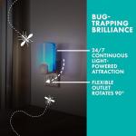 STEM Light Trap: Indoor Fruit Fly Trap, Effective Insect Control for Home, Attracts and Traps Flying Insects, Emits Soft Blue Light, Starter Kit with 1 Plug-In Device and 1 Cartridge