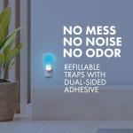 STEM Light Trap: Indoor Fruit Fly Trap, Effective Insect Control for Home, Attracts and Traps Flying Insects, Emits Soft Blue Light, Starter Kit with 1 Plug-In Device and 1 Cartridge
