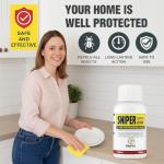 Sniper Roach Killer, Fast-Acting - Effective Against Roaches, Flies, Spiders, Ants and More, Pest Control for Indoor & Outdoor Use,100ml.