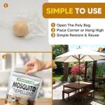 AUDQQM Mosquito Repellent Outdoor Patio, Mosquitoes Deterrent for Yard, Mosquito Repellent Ball, Indoor Mosquito Control, Keep Mosquito Away, Repellant Mosquito for Room/Front Door/Camping Safely-8P
