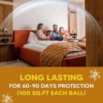 AUDQQM Mosquito Repellent Outdoor Patio, Mosquitoes Deterrent for Yard, Mosquito Repellent Ball, Indoor Mosquito Control, Keep Mosquito Away, Repellant Mosquito for Room/Front Door/Camping Safely-8P