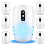2025 Upgraded Ultrasonic Pest Repellent Indoor Insect Repeller, Pest Control, Repellent Roach, Mouse, Bugs, Mosquito, Mice, Spider, Ant, Rodent Repellent Ultrasonic Plug in, 3 Mode Switching, 6 Packs