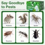 Pest Rodent Repellent, 25 Pack Peppermint Oil Mouse Traps Balls for Rat Mice, Ant, Roach, Spider, Squirrel, Insect Control Mouse Deterrent for Indoor Outdoor Use, for Garden & Home, Family & Pet Safe