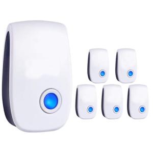 Ultrasonic Insect & Pest Repeller, Ultrasonic Mice Repellent for Insect, Roaches, Spiders, Ants, Bugs, Mosquitoes, Pest Control for House Garage RV Hotel, 6 Pack