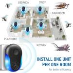 2025 Upgraded Version Ultrasonic Repeller 6 Pack, Indoor Ultrasonic and Repellent for Pest Insect, Roach, Rodent, Mouse, Bugs, Ant, Mosquito, Mice, Spider, Electronic Plug in Pest Control (6)
