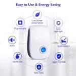 Ultrasonic Insect & Pest Repeller, Ultrasonic Mice Repellent for Insect, Roaches, Spiders, Ants, Bugs, Mosquitoes, Pest Control for House Garage RV Hotel, 6 Pack