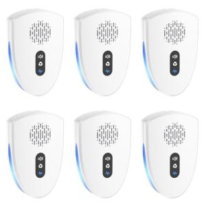 FEARLEFT Ultrasonic Pest Repeller 6-Pack Plug-In