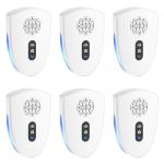 FEARLEFT Ultrasonic Pest Repeller 6-Pack Plug-In