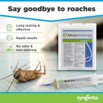 Advion Cockroach Gel Bait, 4 Tubes x 30-Grams, 1 Plunger and 2 Tips, Indoor and Outdoor Use, Roach Killer Gel for American, German and Other Major Cockroach Species (2 Pack)