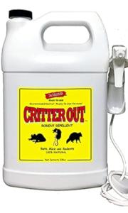 Mouse & Rat Repellent: Peppermint Oil Rodent Repellent, Mouse, Rat & Rodent Repellent. Get Rid of Rats Protect Engine Wiring, Prevent Nesting, Stops Chewing: Critter Out 1 Gallon Ready to Use