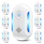 (2025 Upgraded) Ultrasonic Insect & Pest Indoor Repeller, Plug-in Control Device Electronic Repellent for Rodent, Mice, Rats, Roaches, Bugs, Ants, Spiders, Mosquitoes, 2 Mode Switching (6 Pack)