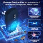 2025 Upgraded Ultrasonic Pest Repellent Indoor Insect Repeller, Pest Control, Repellent Roach, Mouse, Mosquito, Mice, Spider, Bugs, Ant, Rodent Repellent Ultrasonic Plug in, 3 Mode Switching, 6 Packs