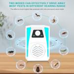 (2025 Upgraded) Ultrasonic Insect & Pest Indoor Repeller, Plug-in Control Electronic Repellent for Roach, Spider, Ant, Rodent, Mouse, Bugs, Mosquito, Mice, 2 Mode Switching (6 Pack)