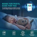 (2025 Upgraded) Ultrasonic Insect & Pest Indoor Repeller, Plug-in Control Electronic Repellent for Roach, Spider, Ant, Rodent, Mouse, Bugs, Mosquito, Mice, 2 Mode Switching (6 Pack)