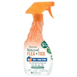TropiClean Natural Flea and Tick Spray for Dogs
