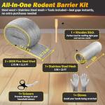 Wizcave Mice Control Steel Wool and Accessories Set