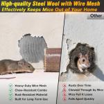 Wizcave Mice Control Steel Wool and Accessories Set