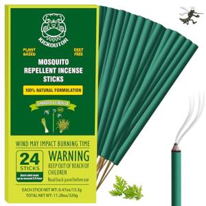KICKOUTOR® Citronella Incense Sticks - 24 PCS