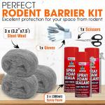 Rodent Barrier Kit with Steel Wool and Foam