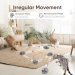 Interactive Rechargeable Cat Mouse Toy with Remote